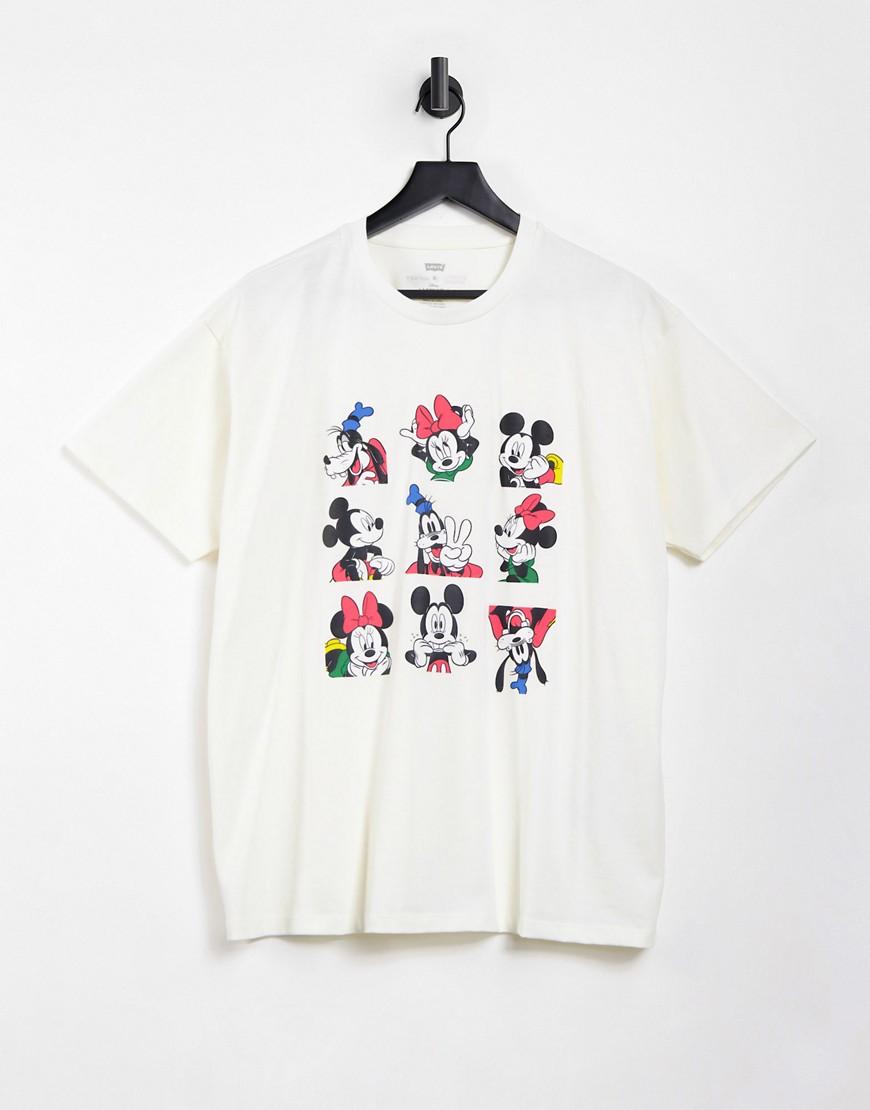 Levi's x Disney large logo t-shirt in white