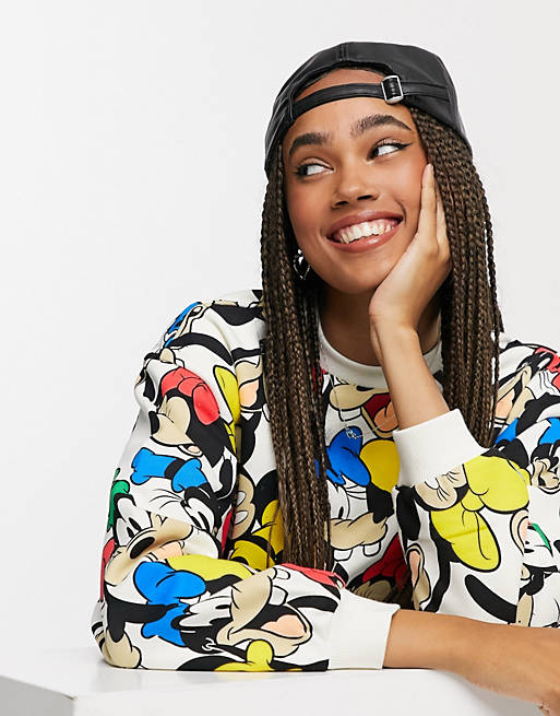 Levi's X Disney Minnie mouse and friends sweatshirt in multi | ASOS
