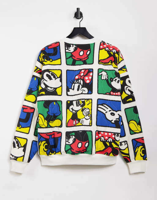 Levi s x Disney reversible crew neck sweatshirt in multi print