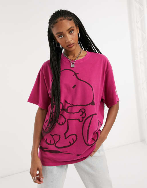 Womens levi snoopy clearance t shirt