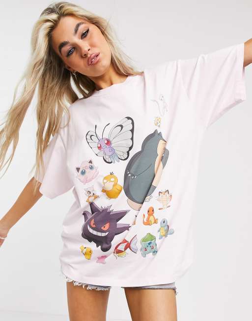 Levi's X Pokemon oversized character t-shirt in white | ASOS