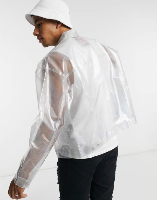 Levi's x Pride oversized trucker jacket in sparkle | ASOS