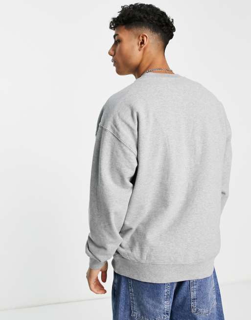 Levi's x Simpsons capsule sweatshirt with springfield chest print in grey |  ASOS