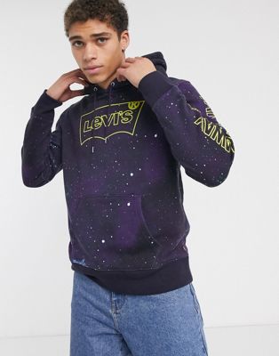 levis purple hoodie