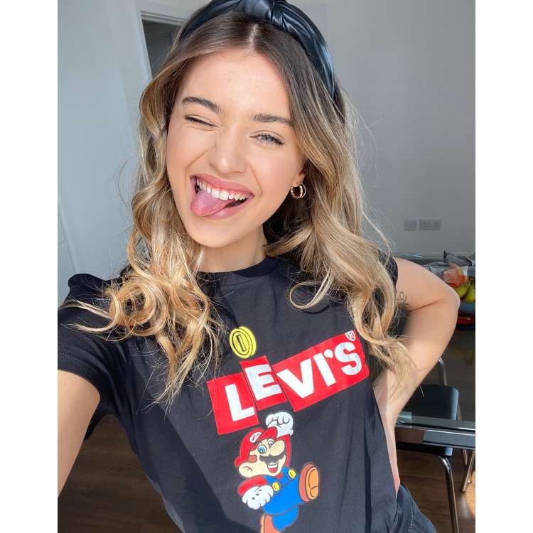 Levis t shirt hot sale super mario