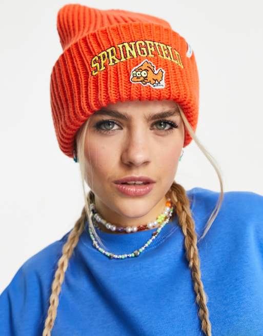 Levi's x The Simpsons springfield beanie in red | ASOS