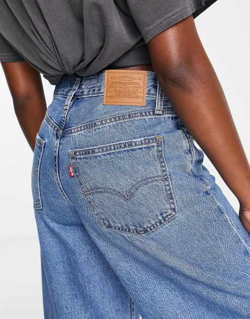 Levi's XL - Blå jeans med svaj , 4 af 4