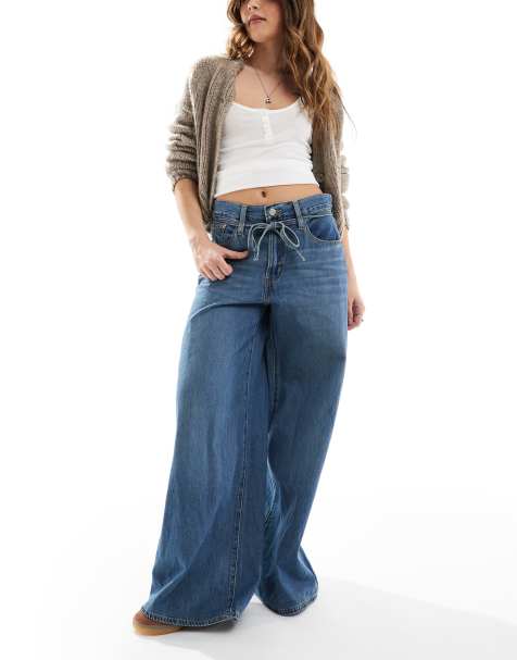 Levi's - XL - Jeans met super wijde pasvorm mid-wash blauw - view 1