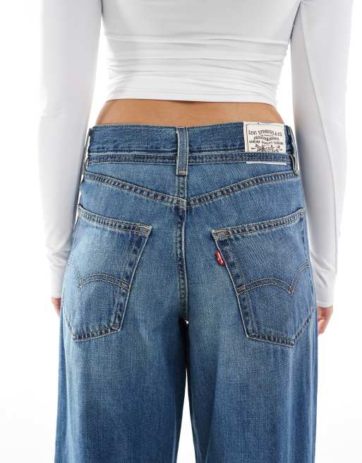 Levi's – XL – Niebieskie luźne jeansy o prostym kroju , 5 z 5