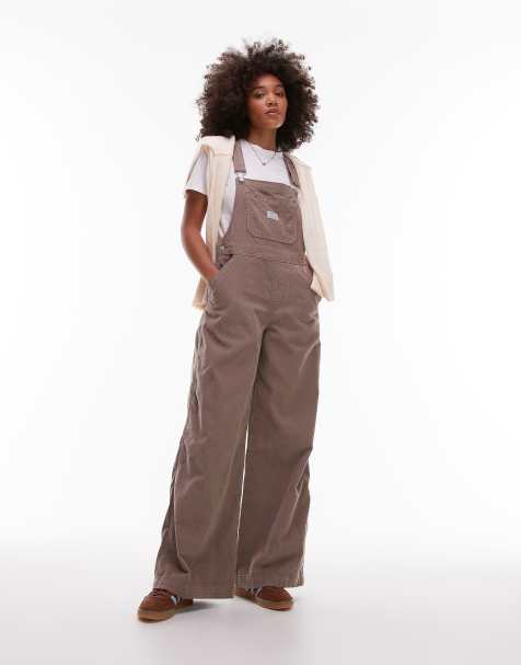 Levi's XL overall dungarees in taupe - view 1