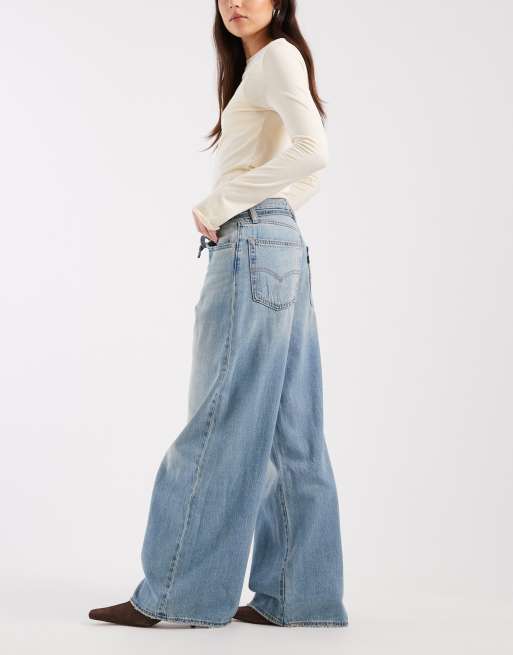 Levi's XL proste jeansy denim w jasnym odcieniu, 3 z 5