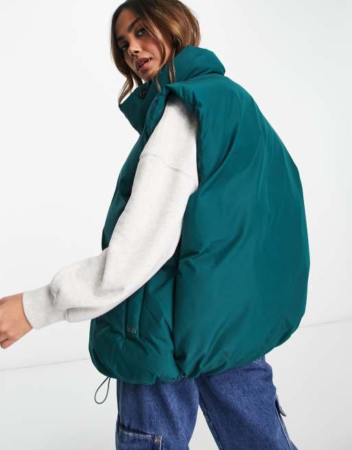 Levi s XL puffer vest in green ASOS