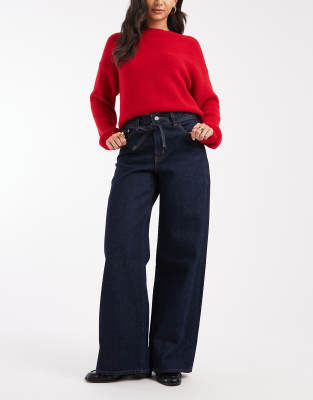 Levi's Levi's XL straight loose jeans in dark blue-Navy