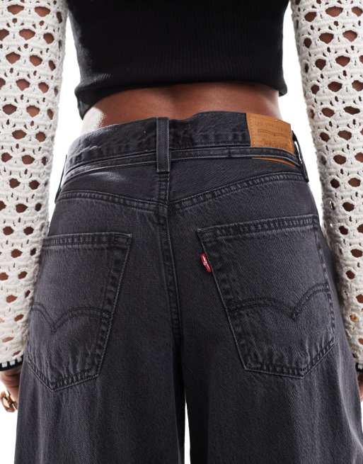 Levi's XL super wide fit jeans in black