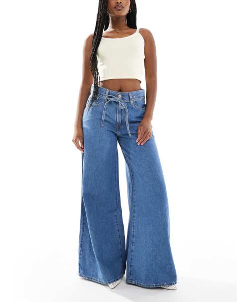 Levi's XL super wide fit jeans in mid blue - view 1