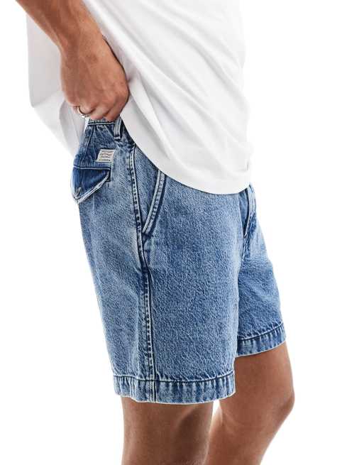 Levi s XX Authentic Chino corti in denim blu medio ASOS