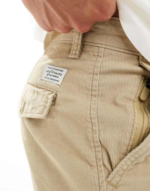 Levi's XX authentic cord shorts in beige | ASOS