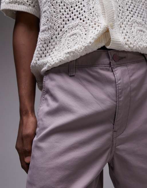 Levi's - XX Authentic - Pantaloncini chino lilla comodi in twill, 3 di 5