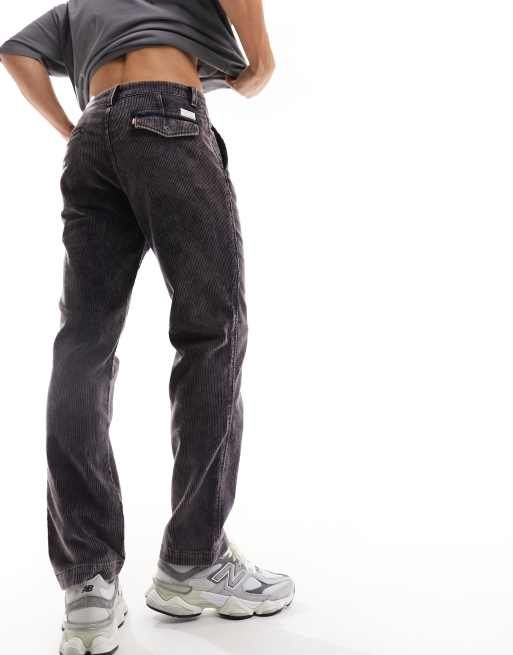 Levi's - XX Authentic - Rechte broek van corduroy in zwarte wassing, 3 van 5
