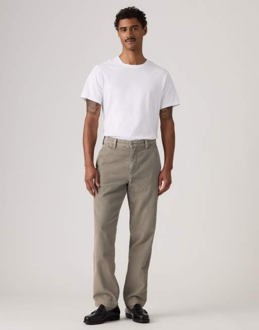 Levi's Xx authentic relaxed corduroy chino's in grijs, 2 van 4