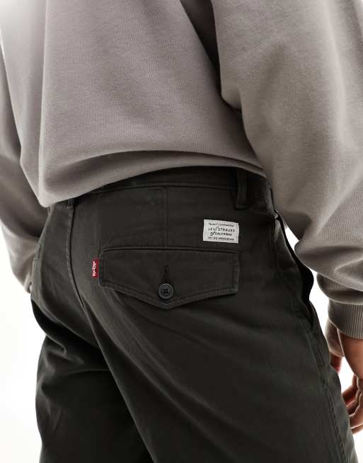 Levi's XX Authentic straight fit chino in black, 4 of 5