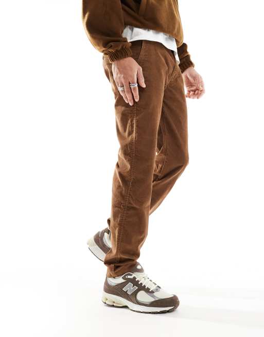 Levi's – XX – Bruna, raka manchesterbyxor, 4 av 5