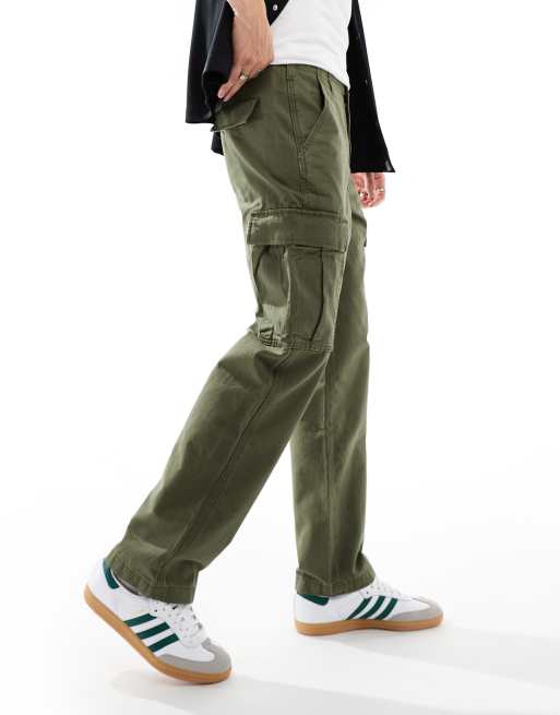 Levi's XX cargo straight fit pants in dark green