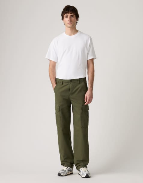 Levi's Xx cargo straight lightweight pants in green - view 1