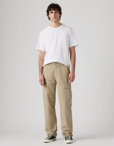 Levi's Xx cargo straight lightweight pants in neutral - view 1