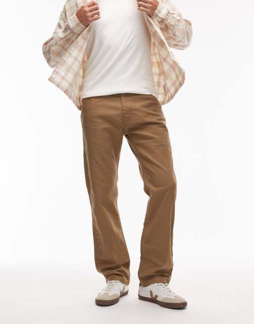 Levi's XX chino authentic relaxed fit twill pants in olive green