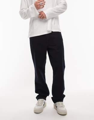 Levi's Levi's XX chino authentic relaxed fit twill trousers in navy