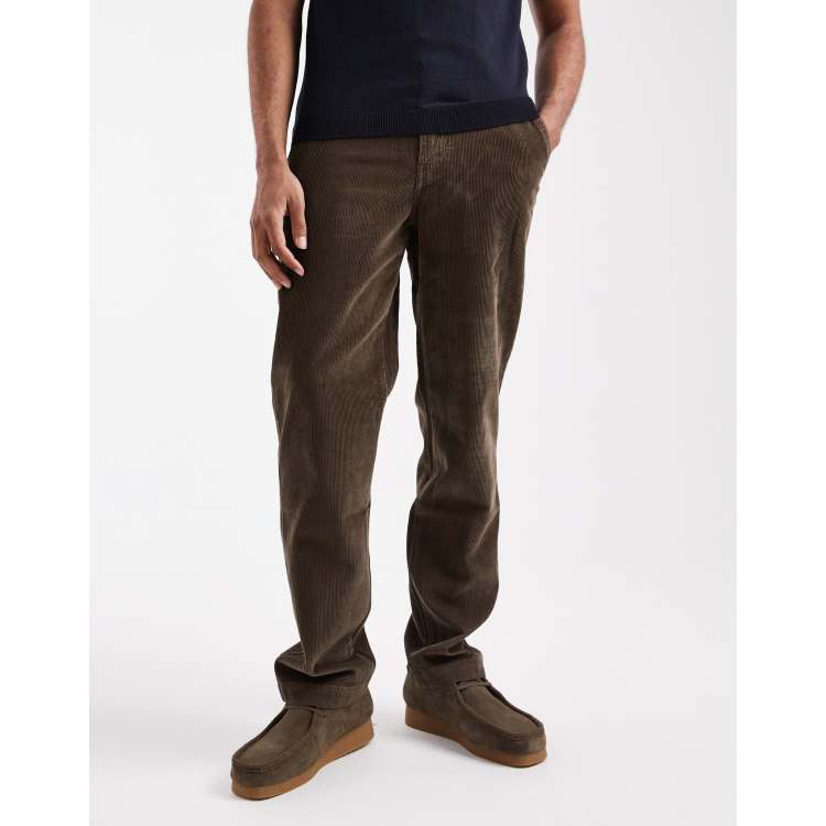 Levi's XX chino authentic relaxed fit wide cord trousers in brown