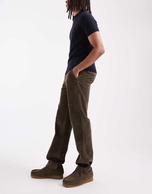 Levi's XX chino authentic relaxed fit wide cord trousers in brown, 3 of 5