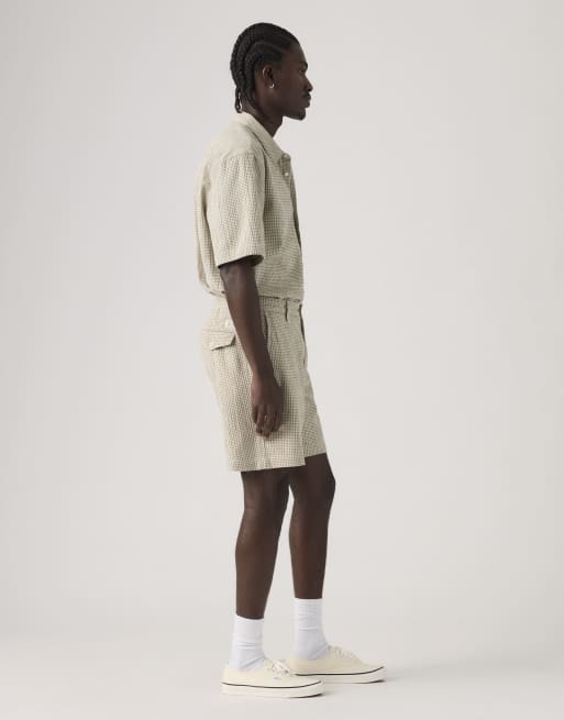 Levi's Xx chino authentic relaxed lightweight twill shorts in beige, 4 of 4
