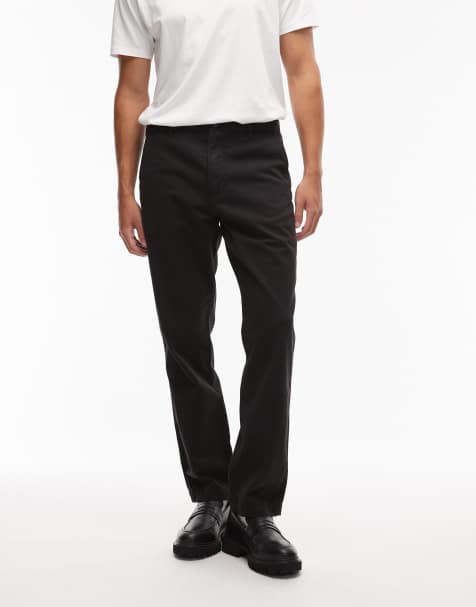 Levi's XX chino authentic relaxed twill trousers in black - view 1