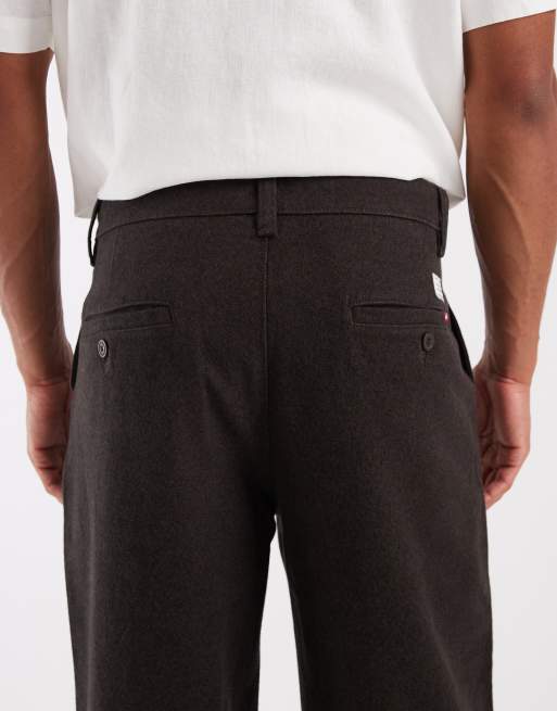 Levi's xx chino baggy plissettati marroni, 5 di 5