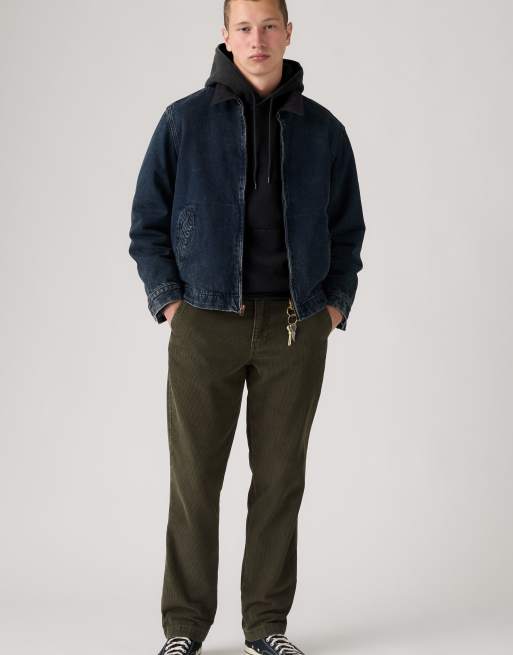 Levi's Xx chino en velours côtelé coupe relaxed bleu denim, 3 de 4