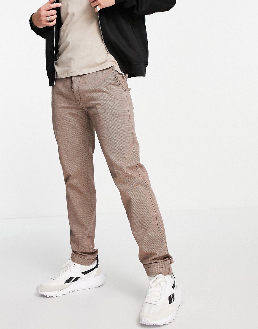 Levi's XX chino standard straight fit pants in brown