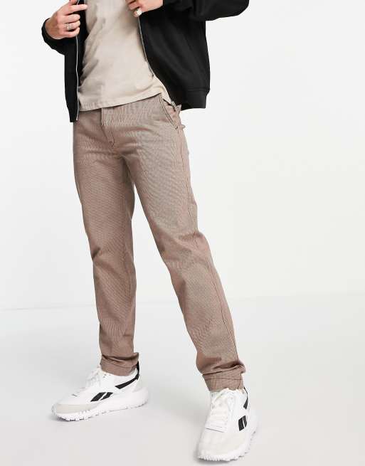 Levi s XX chino standard straight fit trousers in brown