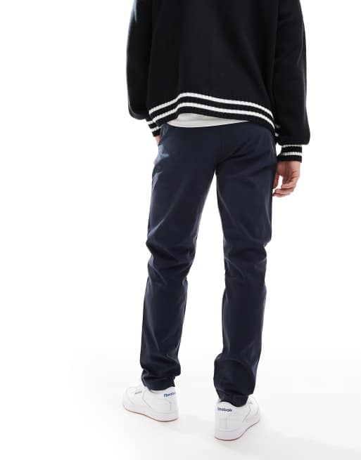 Levi's – XX Chino – Stückgefärbte Twill-Hose in Marineblau mit geradem Schnitt, 4 von 5