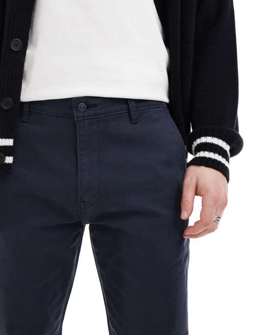 Levi's – XX Chino – Stückgefärbte Twill-Hose in Marineblau mit geradem Schnitt, 5 von 5