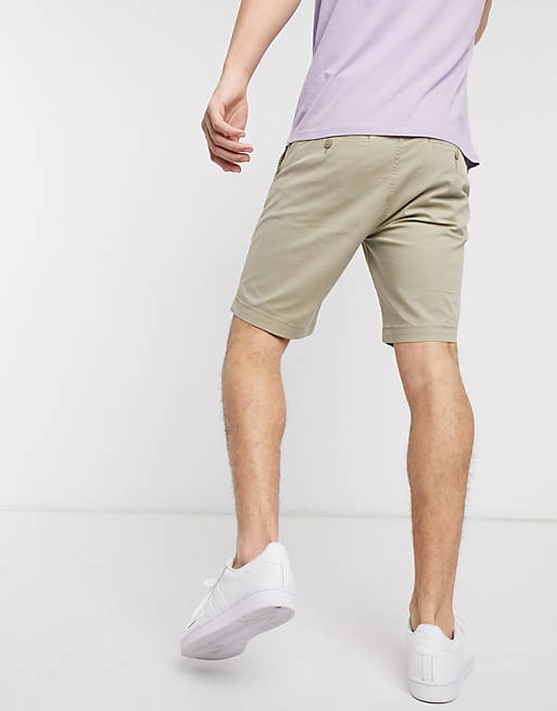 Levi's xx chino taper fit shorts in light weight microsand twill true chino  khaki | ASOS