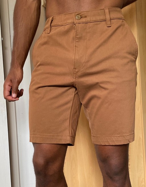 Levi's XX Chino tapered shorts in tan
