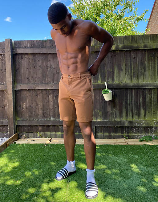 Levi's XX Chino tapered shorts in tan | ASOS