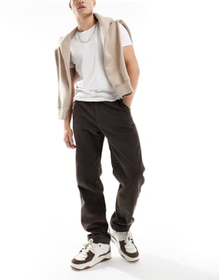 Levi's Xx Easy Drawstring Loose Corduroy Chinos In Brown