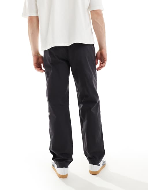 Levi's XX Easy loose cotton linen mix chinos in black | ASOS
