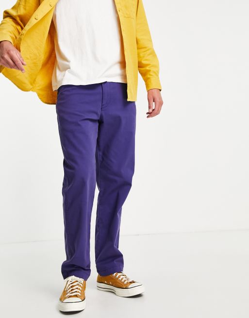 Levi's XX EZ chino twill trousers in blue