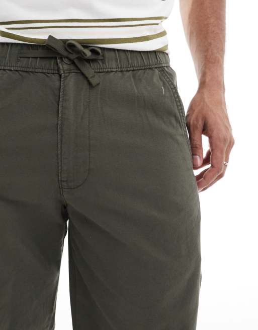 Levi's – XX – Lässige, locker geschnittene Chinohose aus Baumwoll-Leinen in Dunkelgrün, 4 von 5