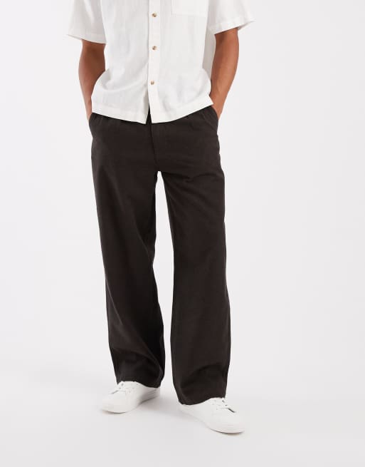 Levi's xx luźne chinosy z zakładkami w kolorze brązowym, 2 z 5