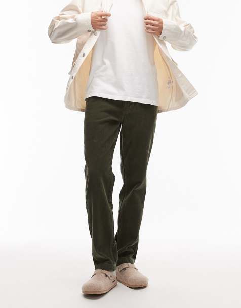 Levi's - XX - Mørkegrønne og autentiske chinos med afslappet pasform i fløjl - view 1